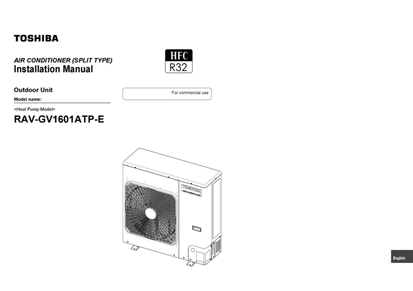 Toshiba RAV-GV1601ATP-E User manual