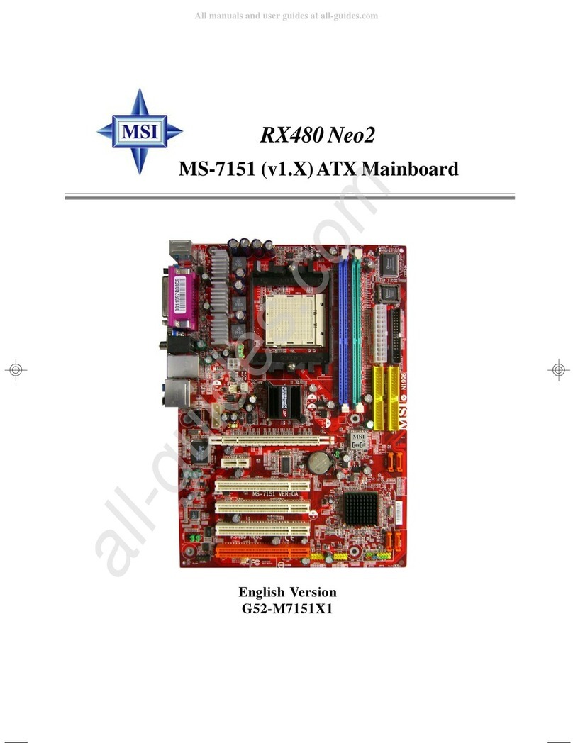 MSI MS-7151 Operation user's manual
