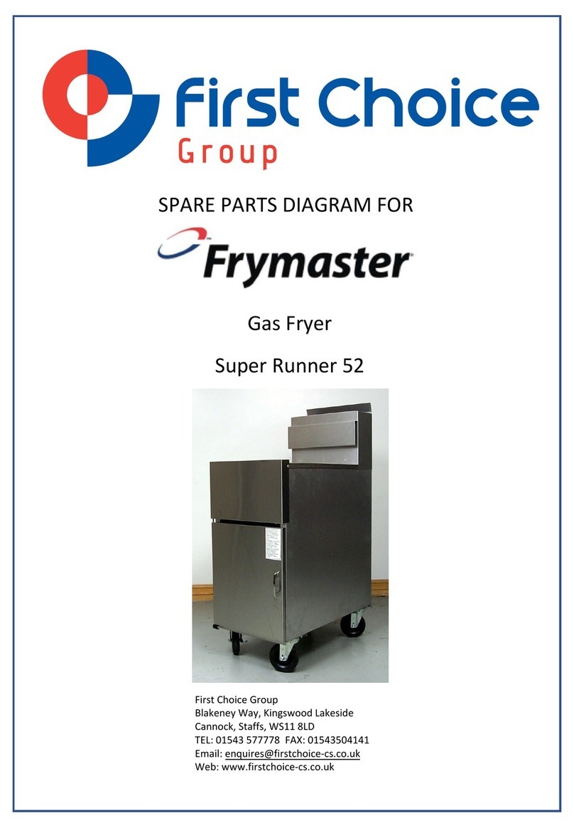 Dean Frymaster Super Runner 52 Series User manual
