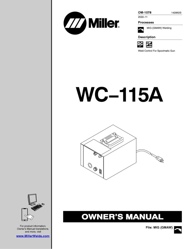 Miller WC-115A owner's manual Miller WC-115A owner's manual
