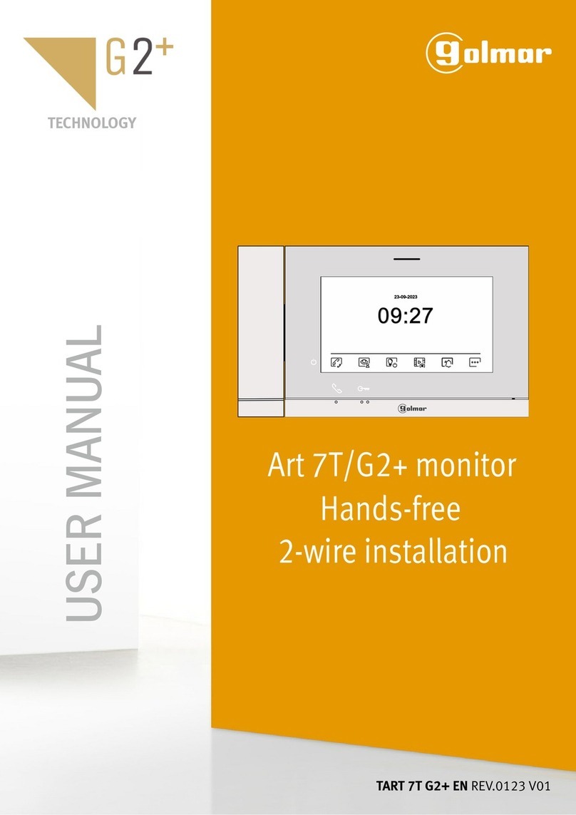 golmar Art 7/G2+ User manual