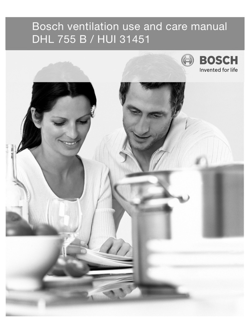 Bosch HUI31451UC User manual