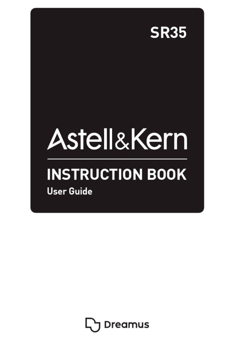 Dreamus Astell&Kern A&norma SR35 Instruction book