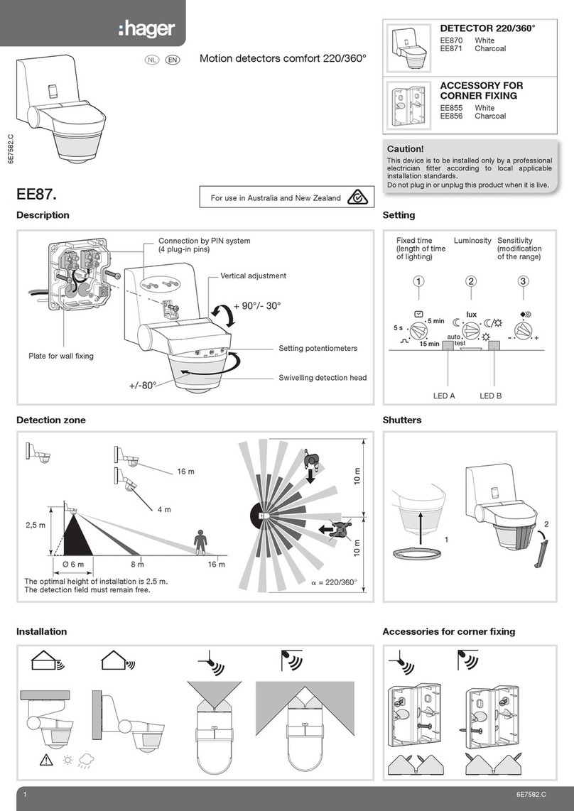 hager Comfort EE87 Series User manual