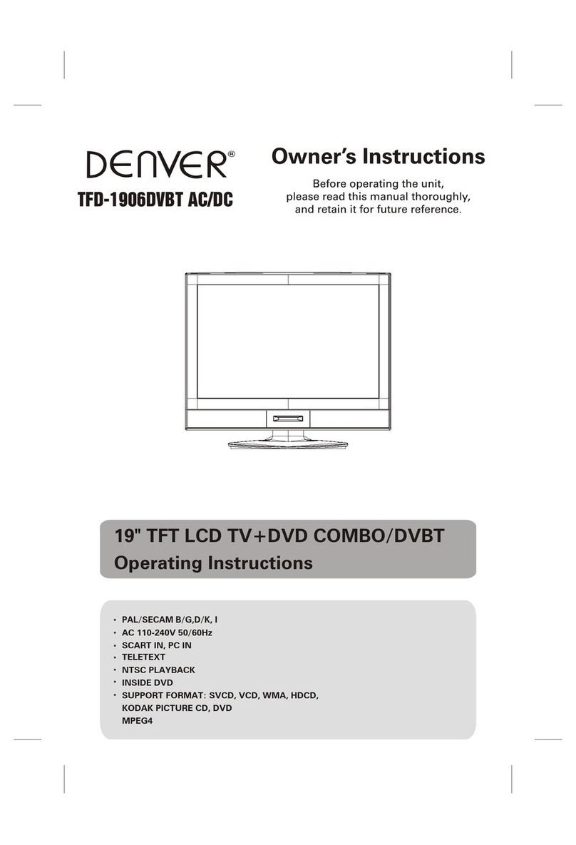 Denver TFD-1906DVBT operating instructions