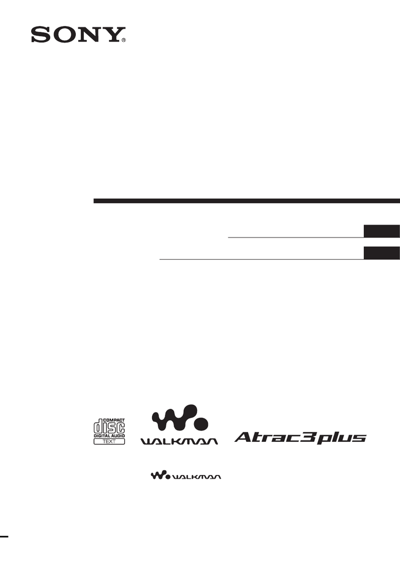 Sony Walkman D-NE511 User manual