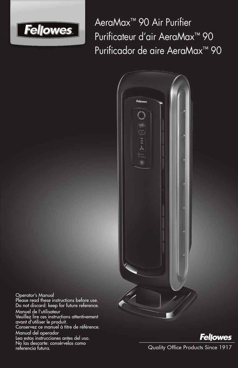 Fellowes AeraMax 90 Operator's manual