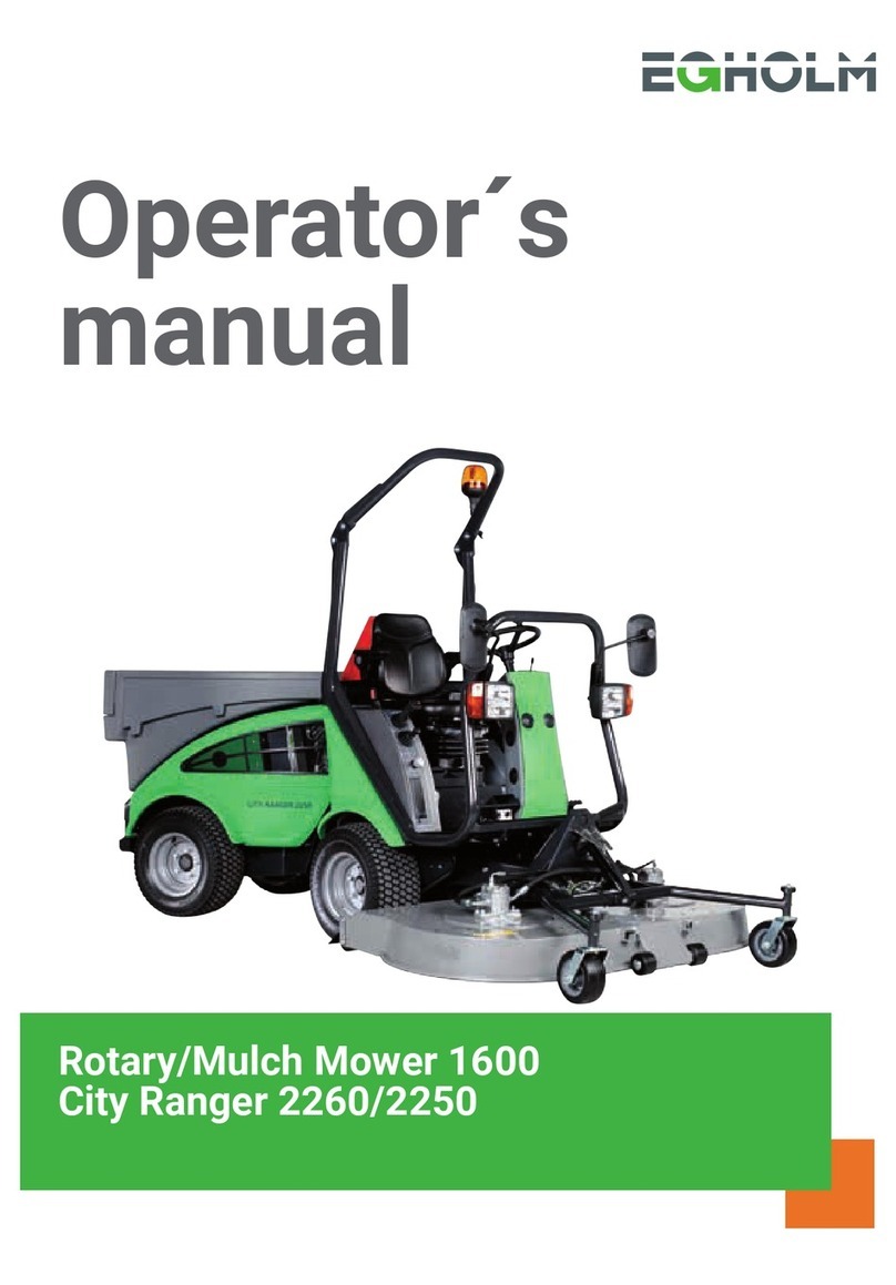 Egholm Rotary/Mulch Mower 1600 Operator's manual