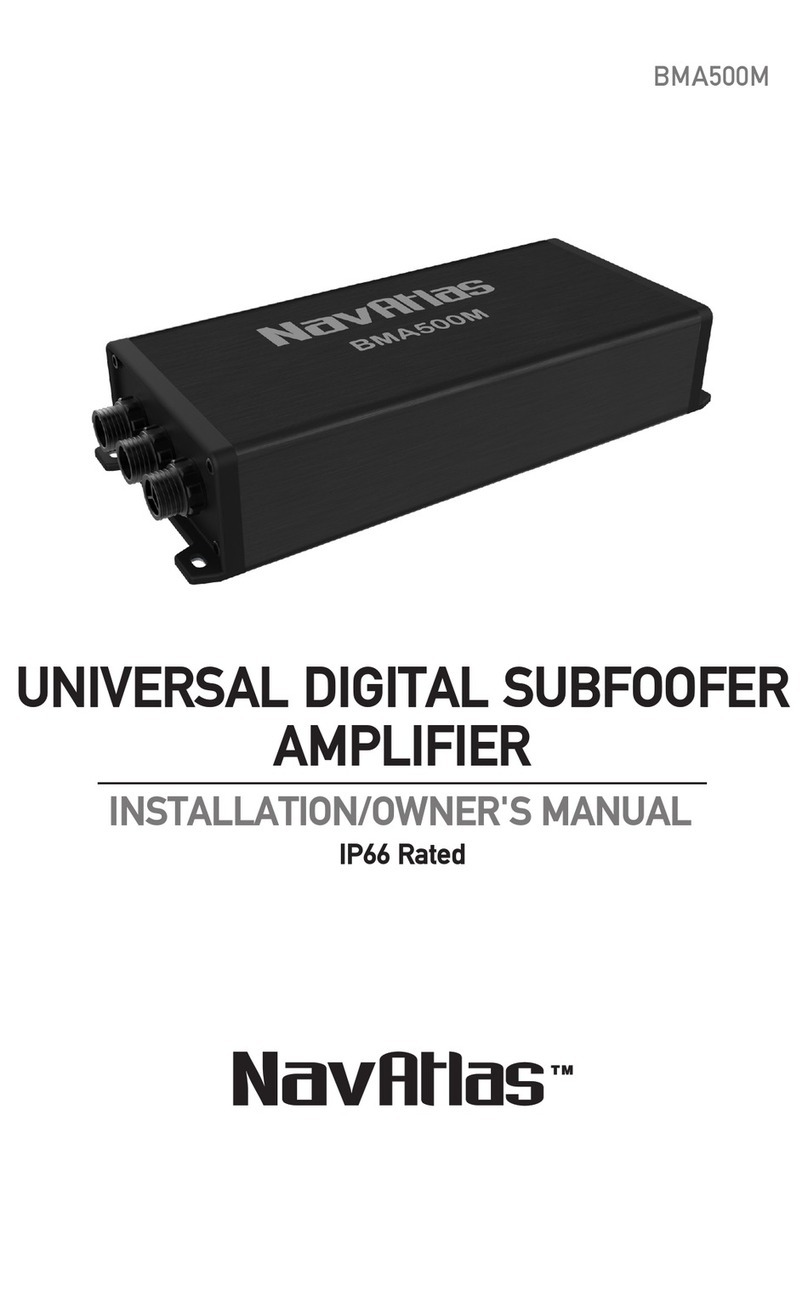 NavAtlas BMA500M Installation & owner's manual