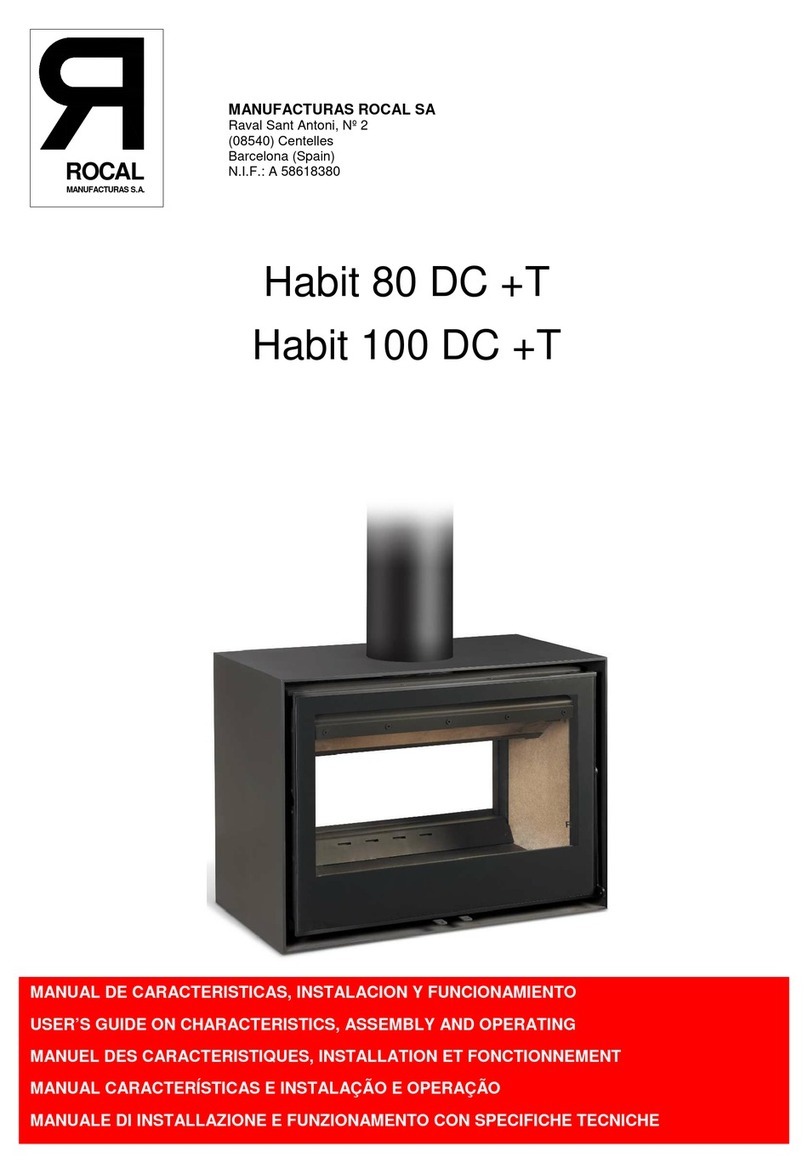Rocal Habit 80 DC +T User manual