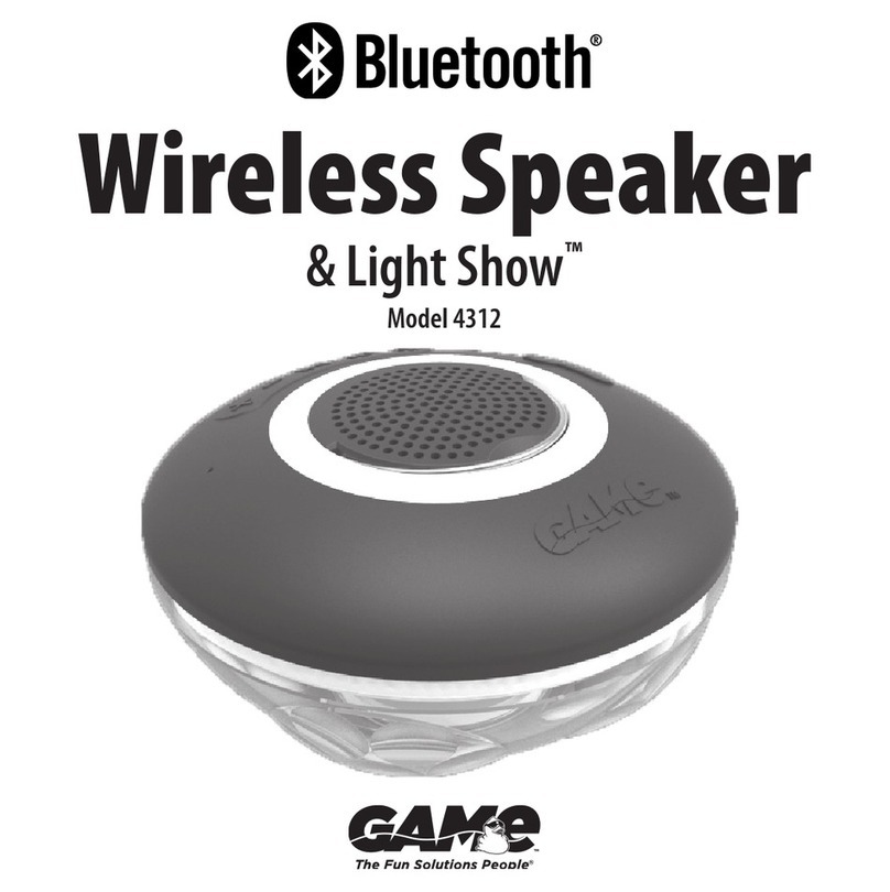 GAME Light Show 4312 quick start guide