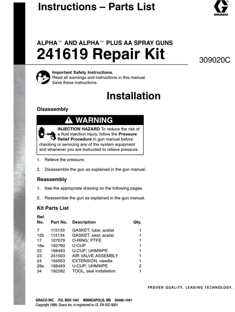 Graco ALPHA 241619 Operation manual