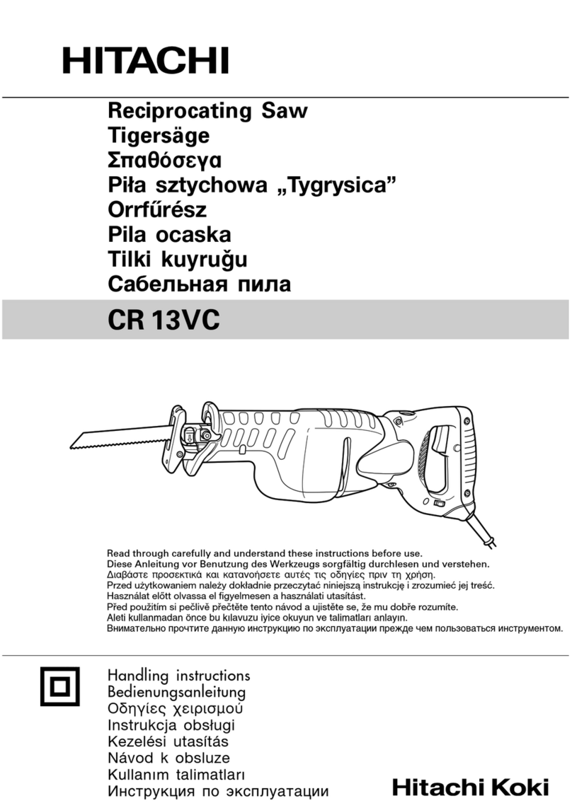 Hitachi CR 13VC User manual