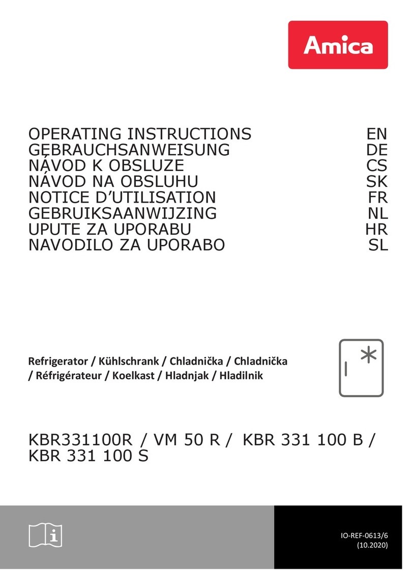 Amica KBR 331 100 B operating instructions