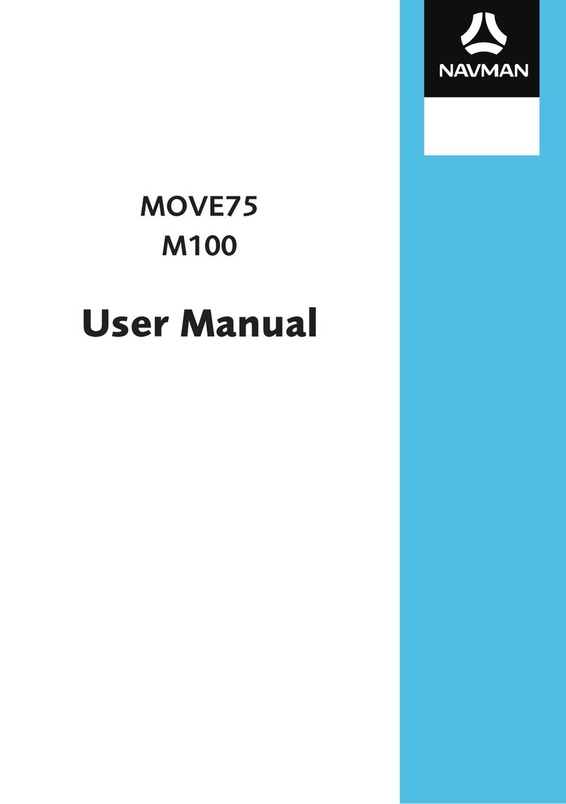 Navman MOVE75 M100 User manual