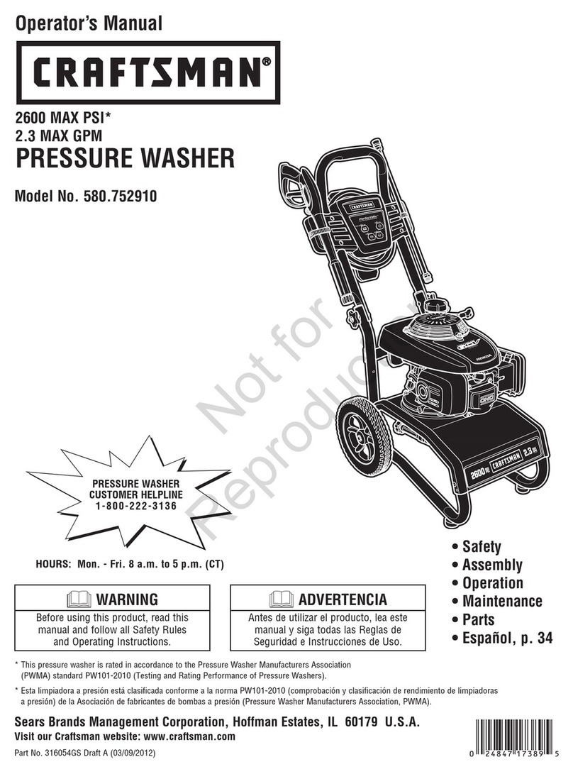 Craftsman 580.752910 User manual