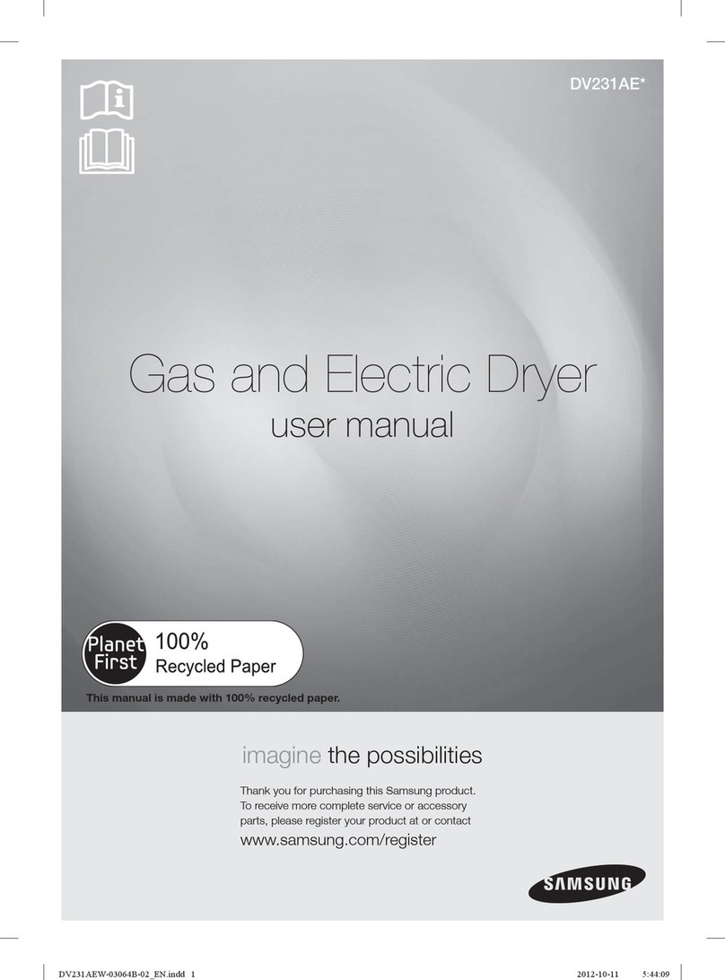 Samsung DV231AE Series user manual