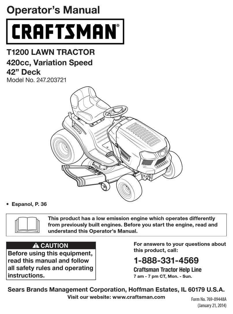 Craftsman T1200 User manual