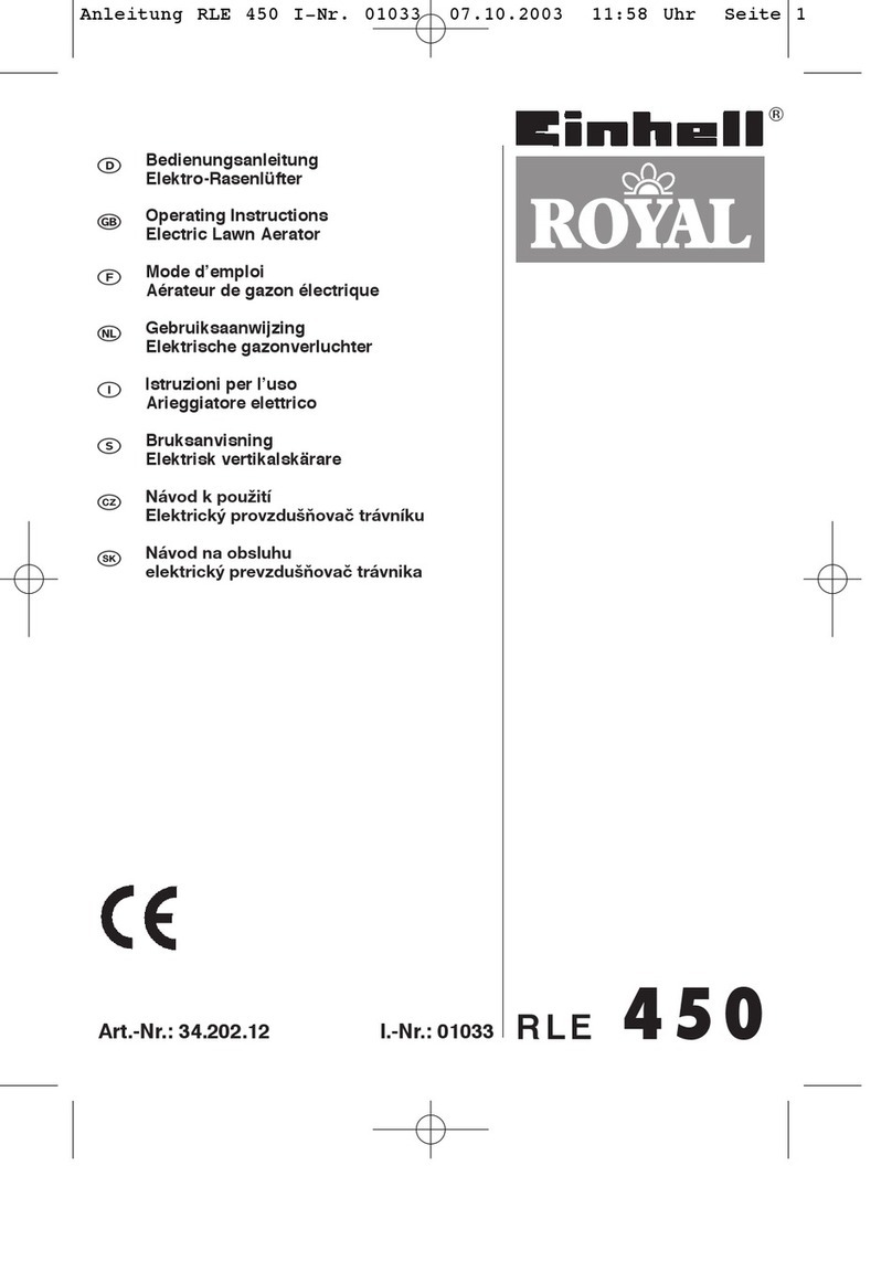 EINHELL ROYAL RLE 450 User manual