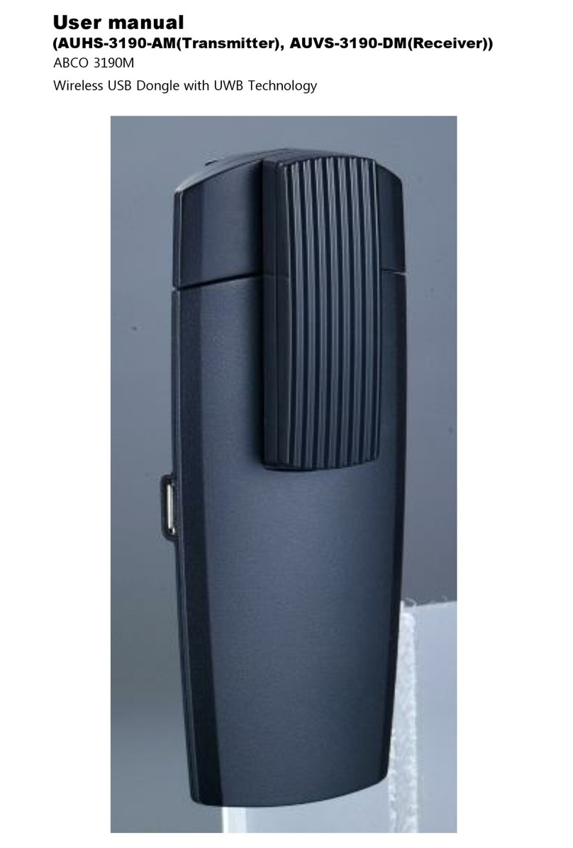 abco 3190M user manual