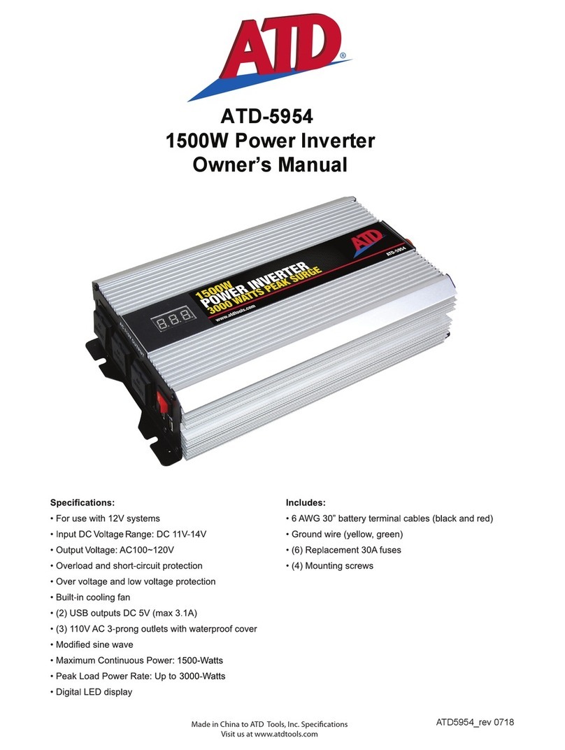 ATD Tools ATD?5954 owner's manual