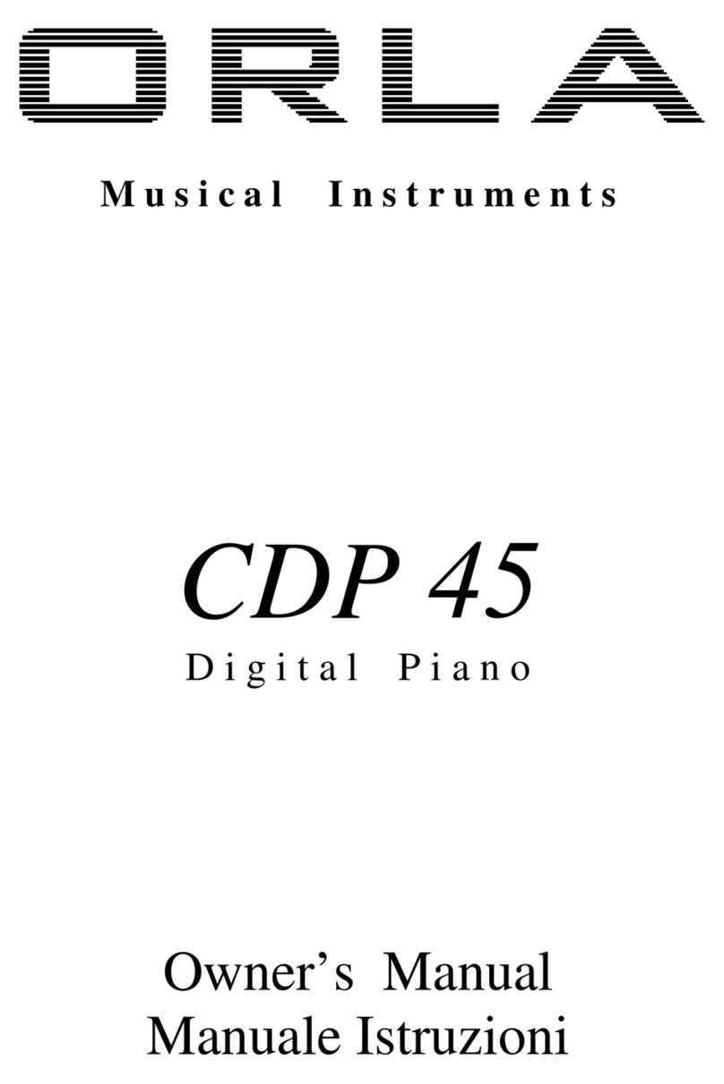 Orla CDP 45 owner's manual