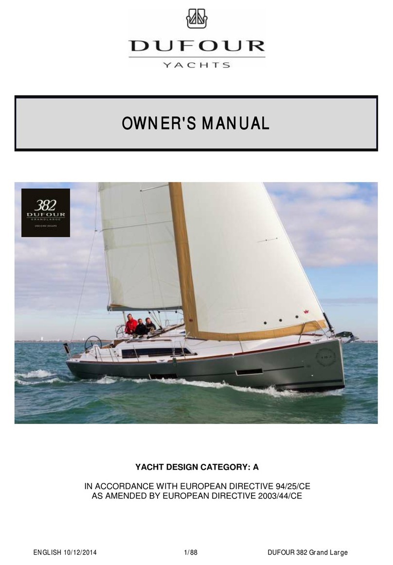 Dufour Yachts 382 Grand Large User manual