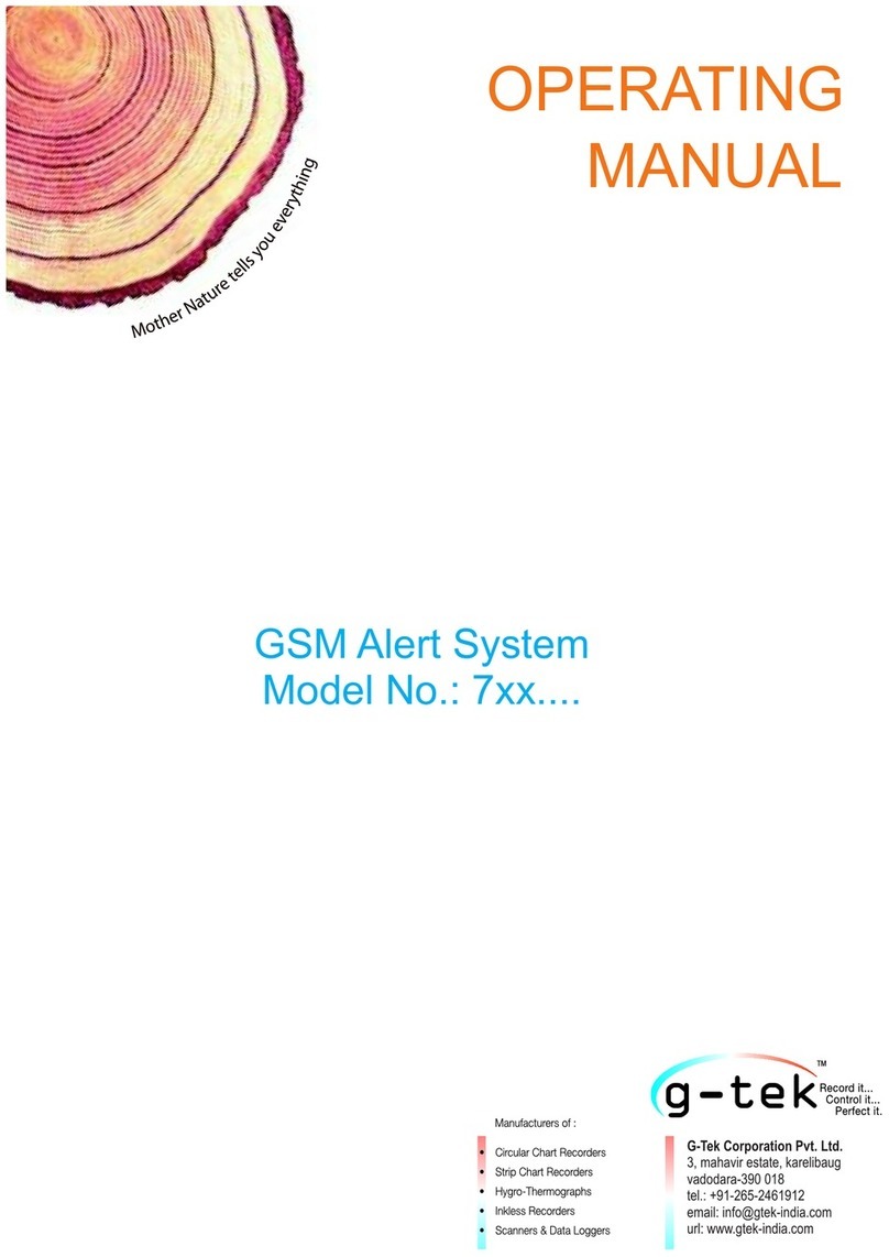 G-Tek 7 Series operating manual