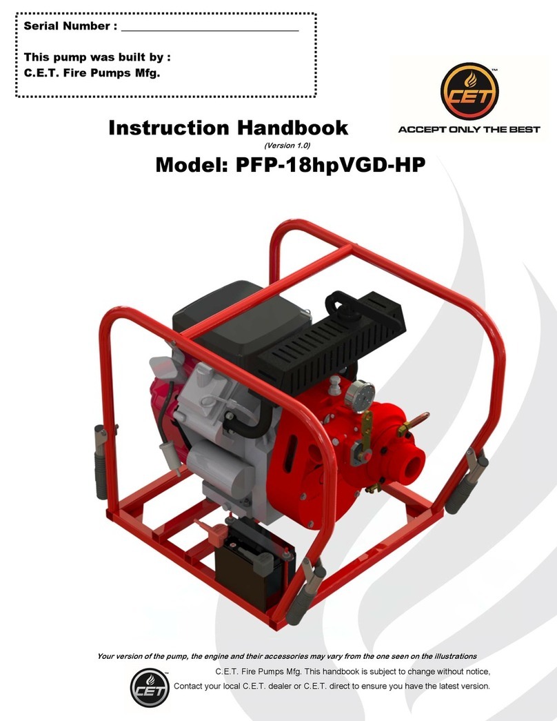 CET PFP-18hpVGD-HP Instruction handbook