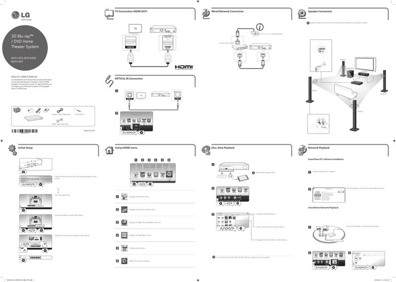 LG BH5540T Specification sheet