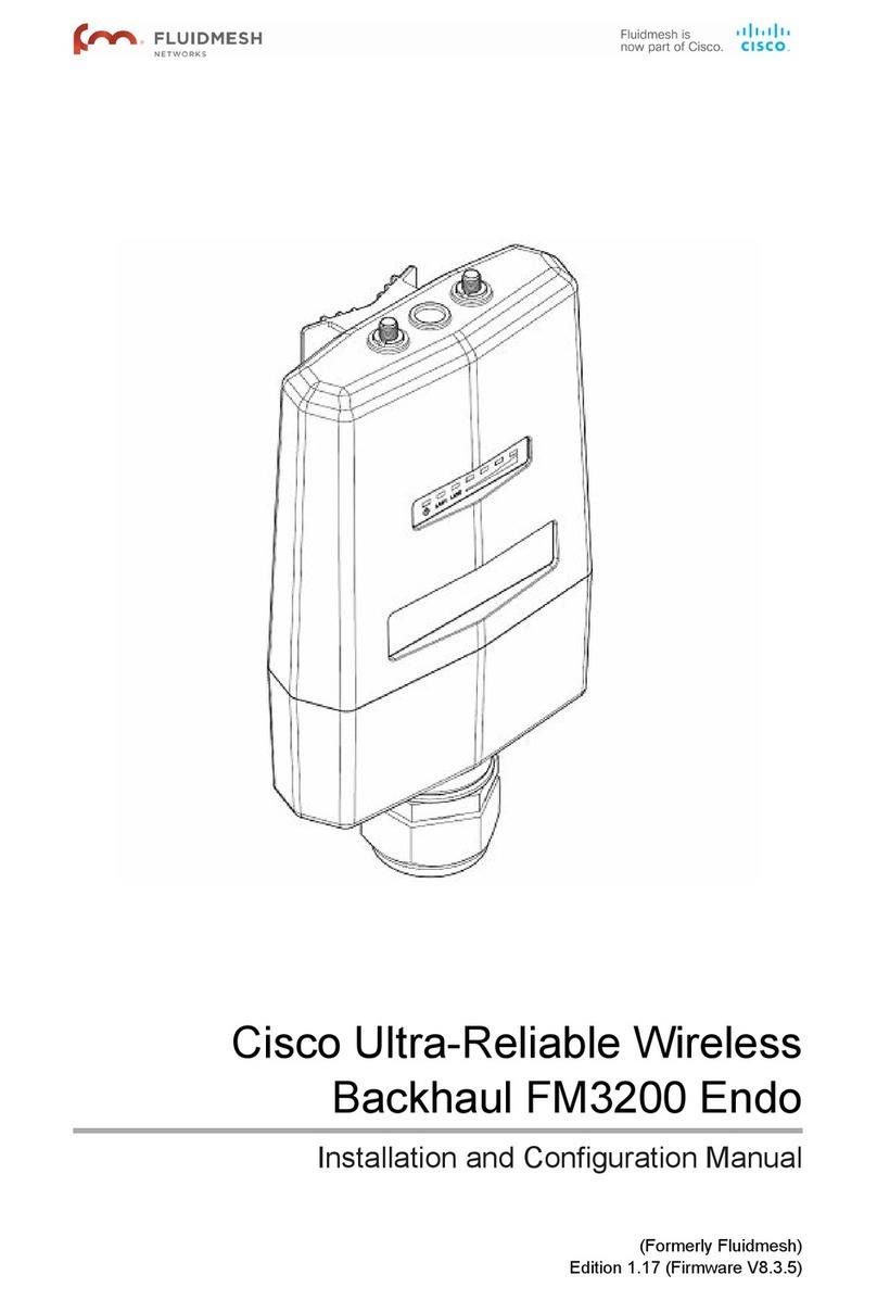 Cisco FM3200 Base Installation and configuration manual