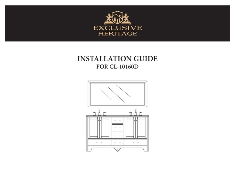 Exclusive Heritage CL-10160D installation guide