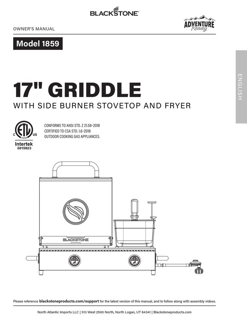 Black Stone ADVENTURE Ready 1859 owner's manual
