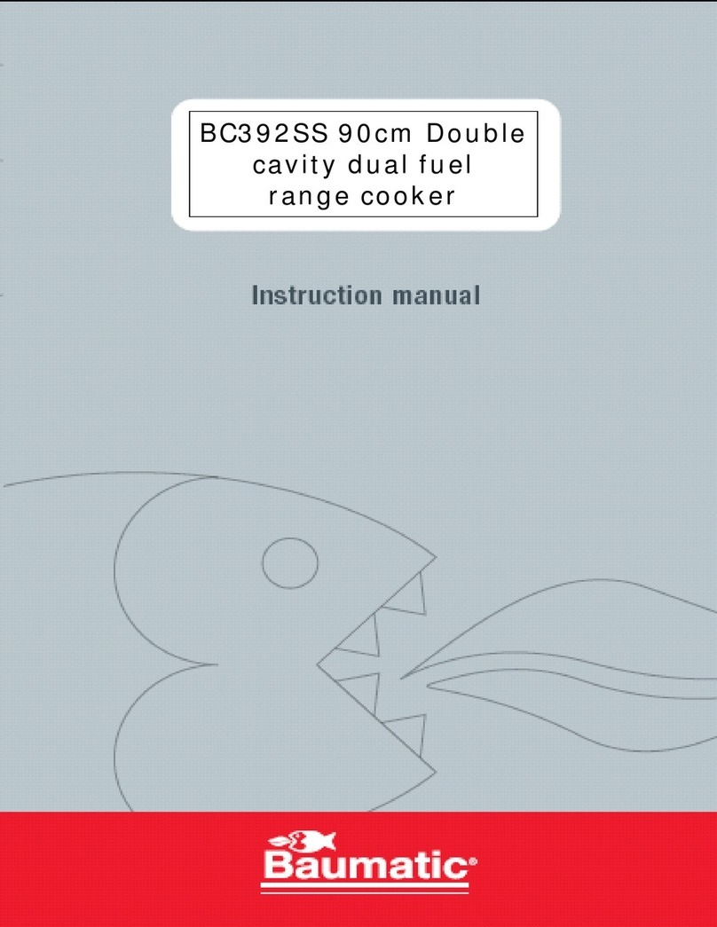 Baumatic BC392SS instruction manual