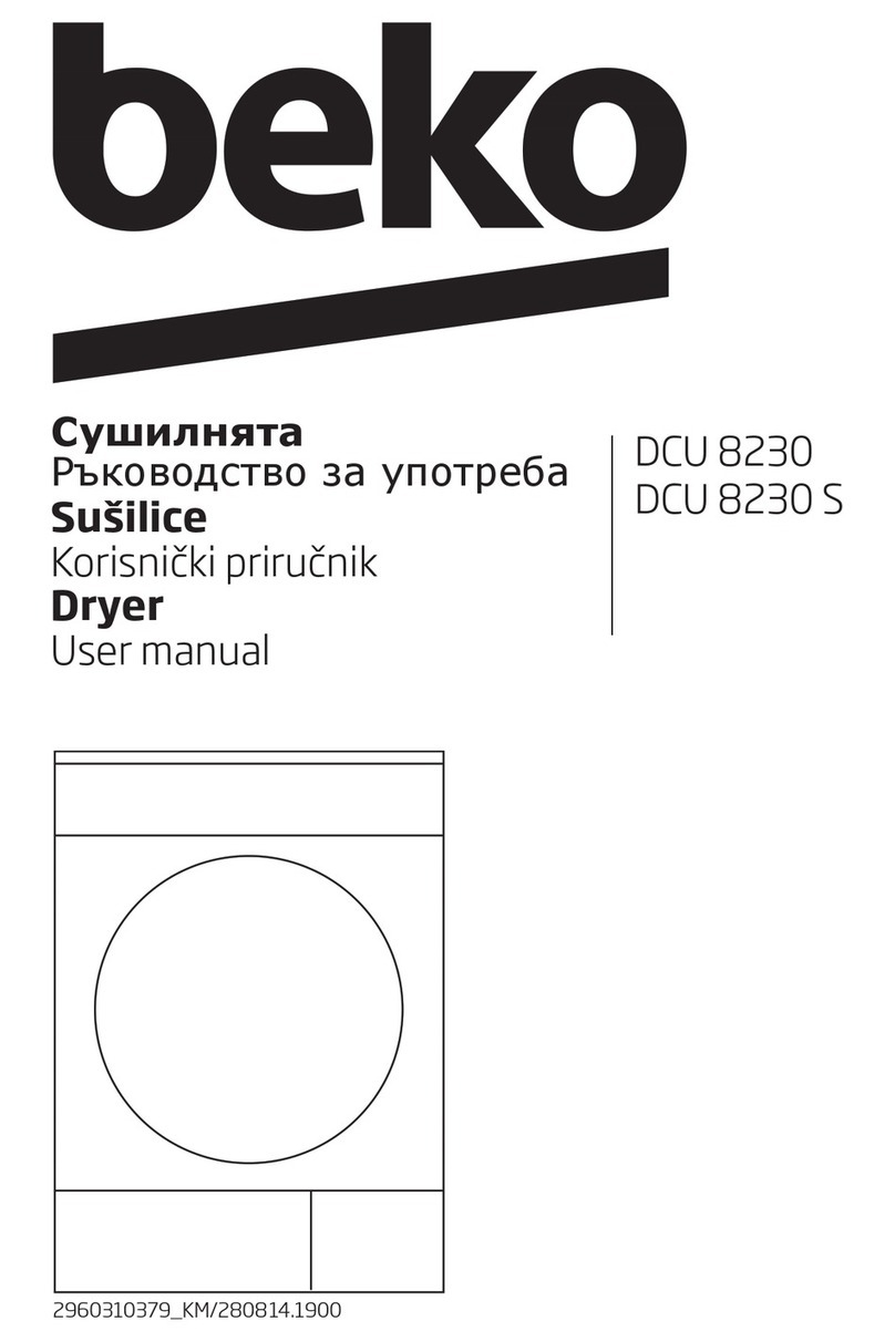 Beko DCU 8230 S User manual