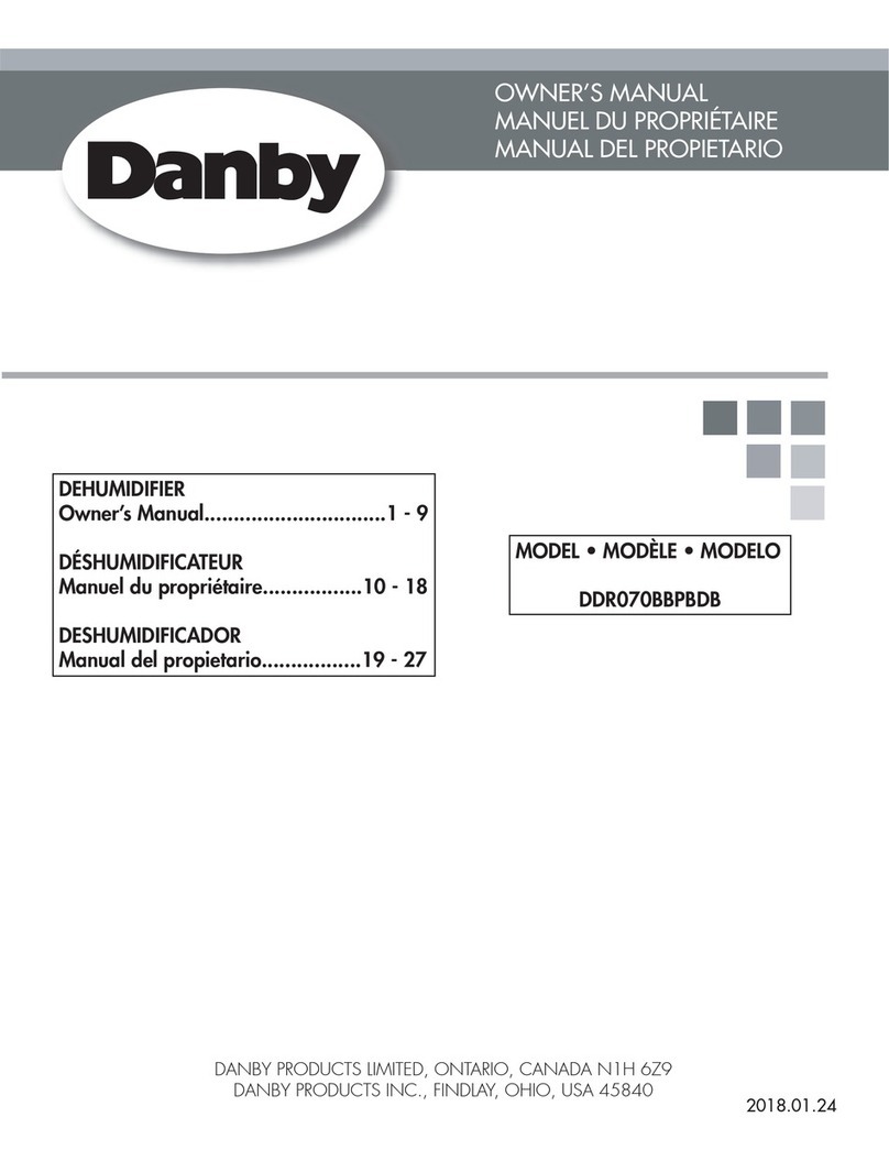 Danby DDR070BBPBDB User manual
