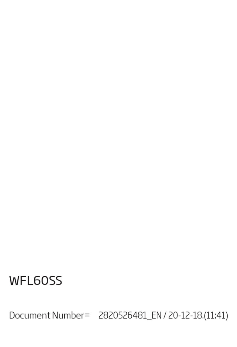 Beko WFL60SS manual
