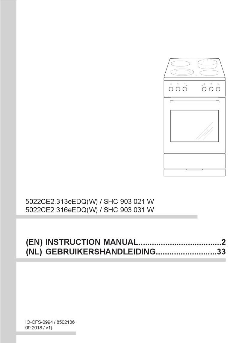 Amica SHC 903 021 W instruction manual