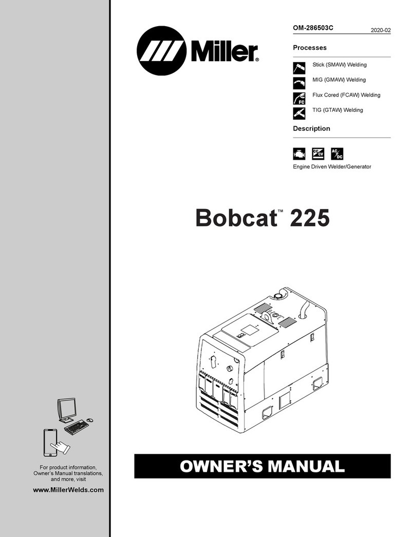 Miller Bobcat 225 owner's manual