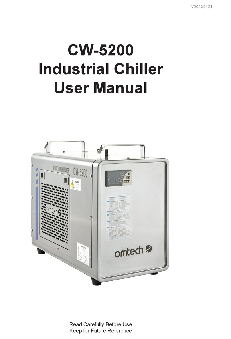 Omtech CW-5200 user manual Omtech CW-5200 user manual