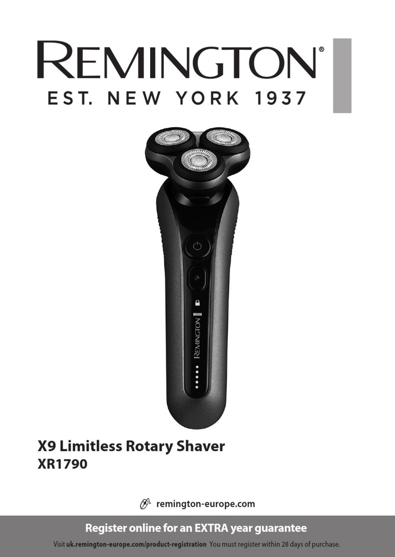 Remington X9 User manual