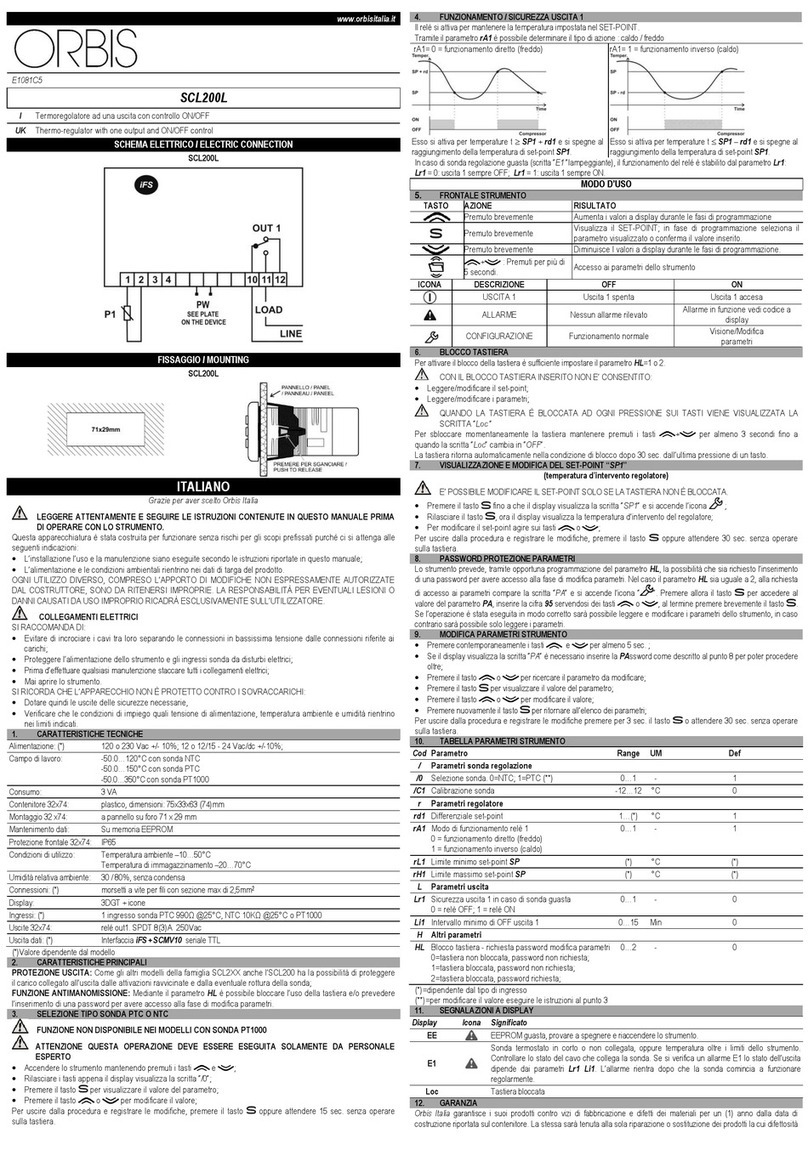 Orbis SCL200L quick start guide Orbis SCL200L quick start guide