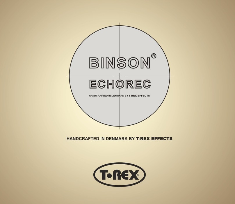 TREX BINSON ECHOREC User manual