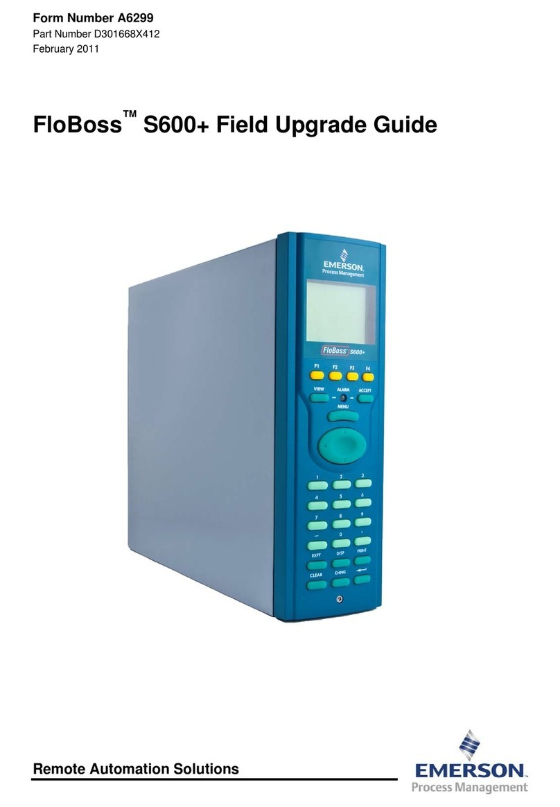 Emerson FloBoss S600+ Field Upgrade Guide