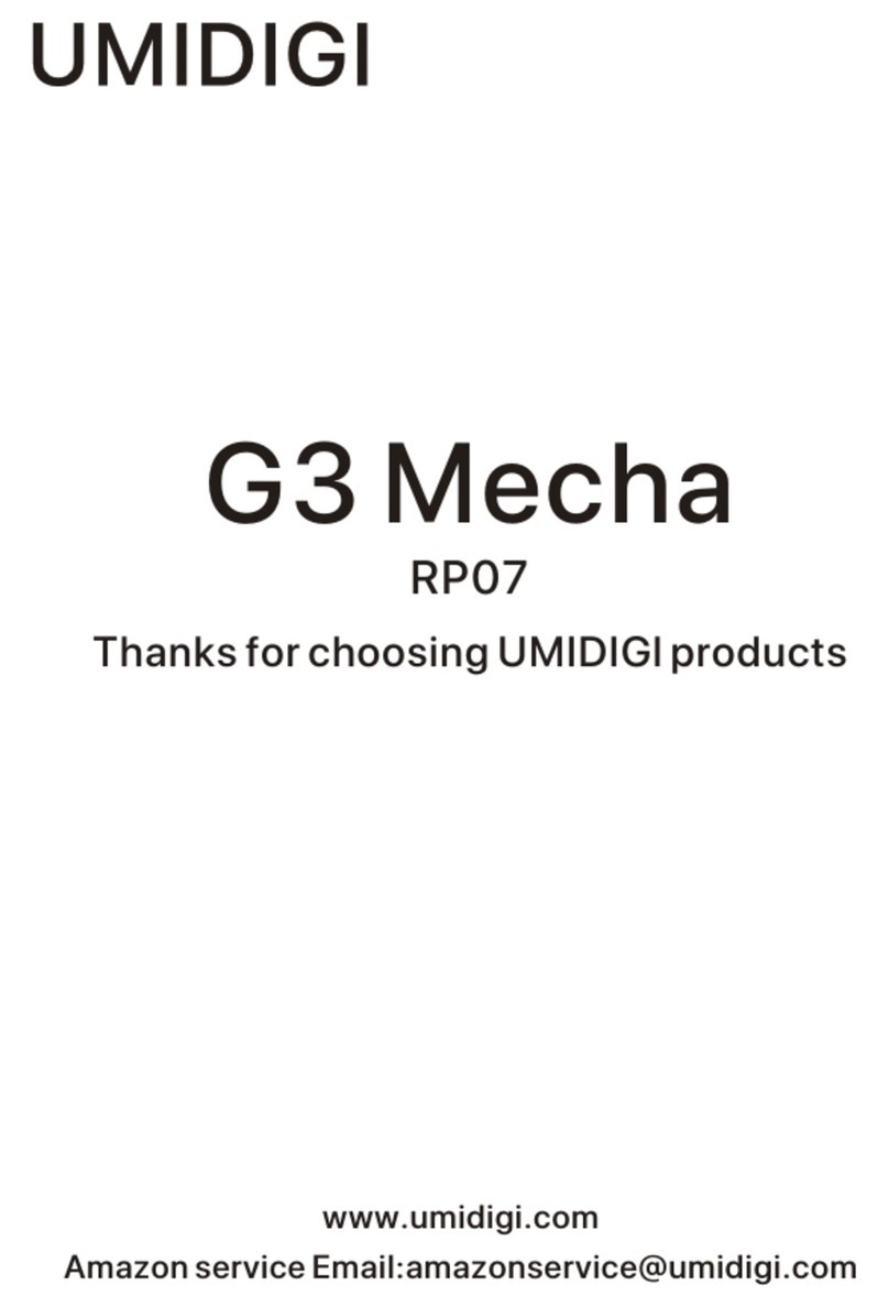 UMIDIGI G3 Mecha User manual