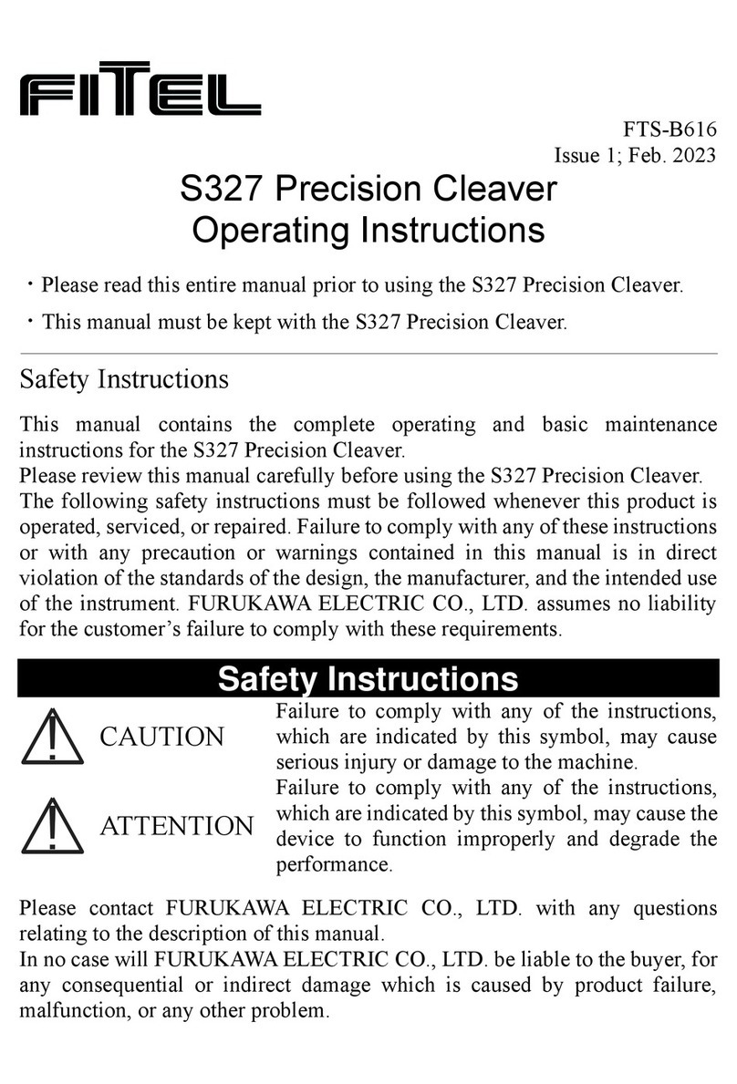 Fitel S327 operating instructions