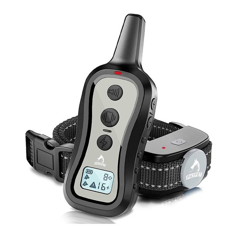 Patpet p-collar 301 quick start guide