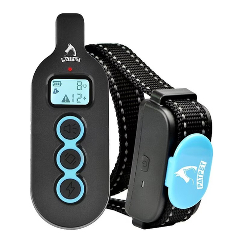 Patpet p-collar 350 quick start guide