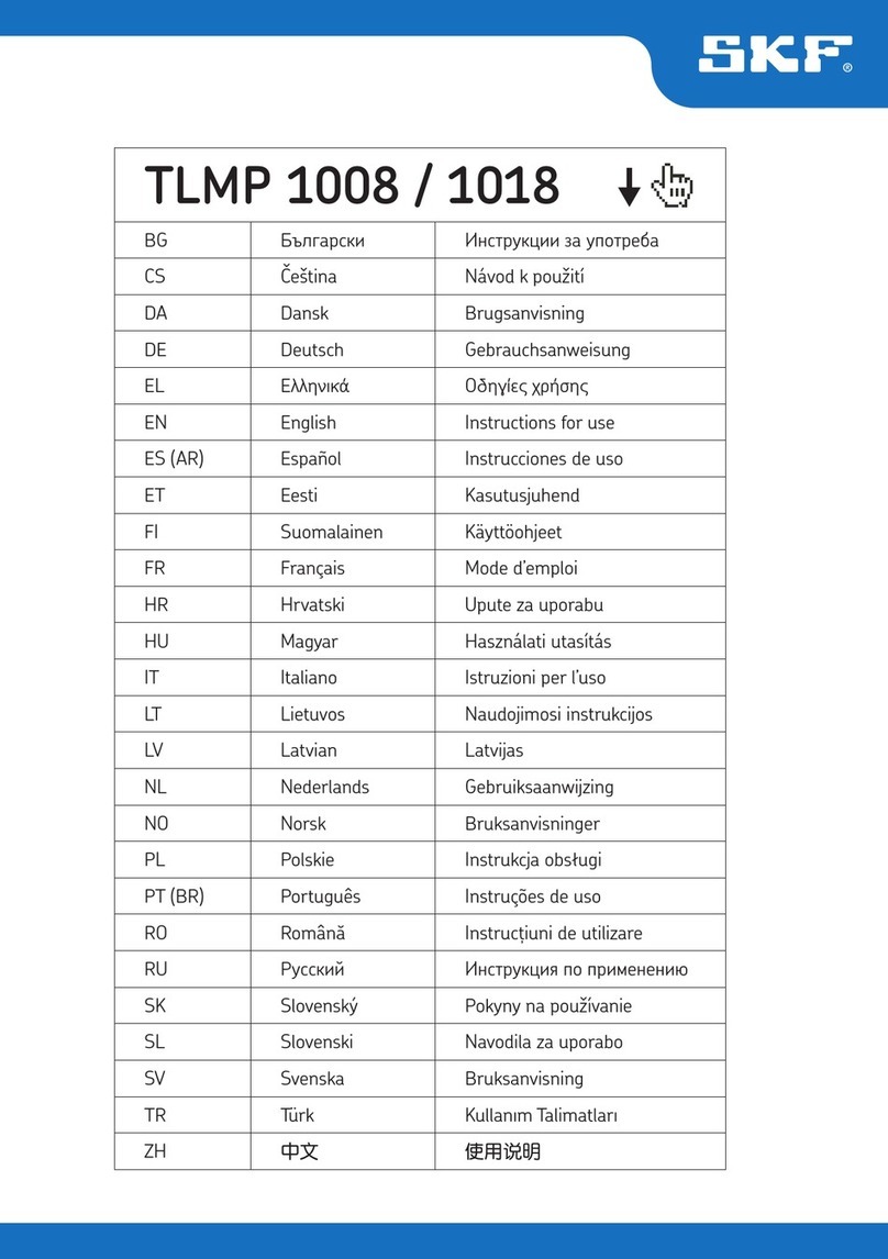 SKF TLMP 1008 Series Instructions for use