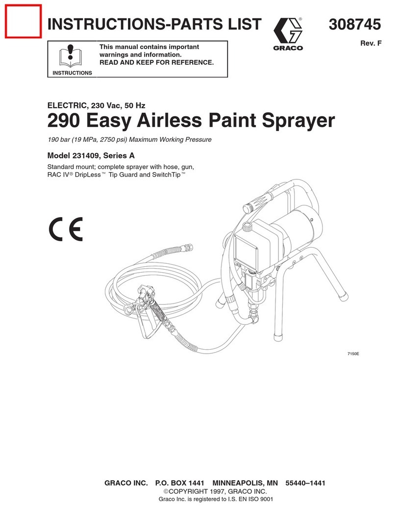Graco 231409 Instructions-parts list Graco 231409 Instructions-parts list